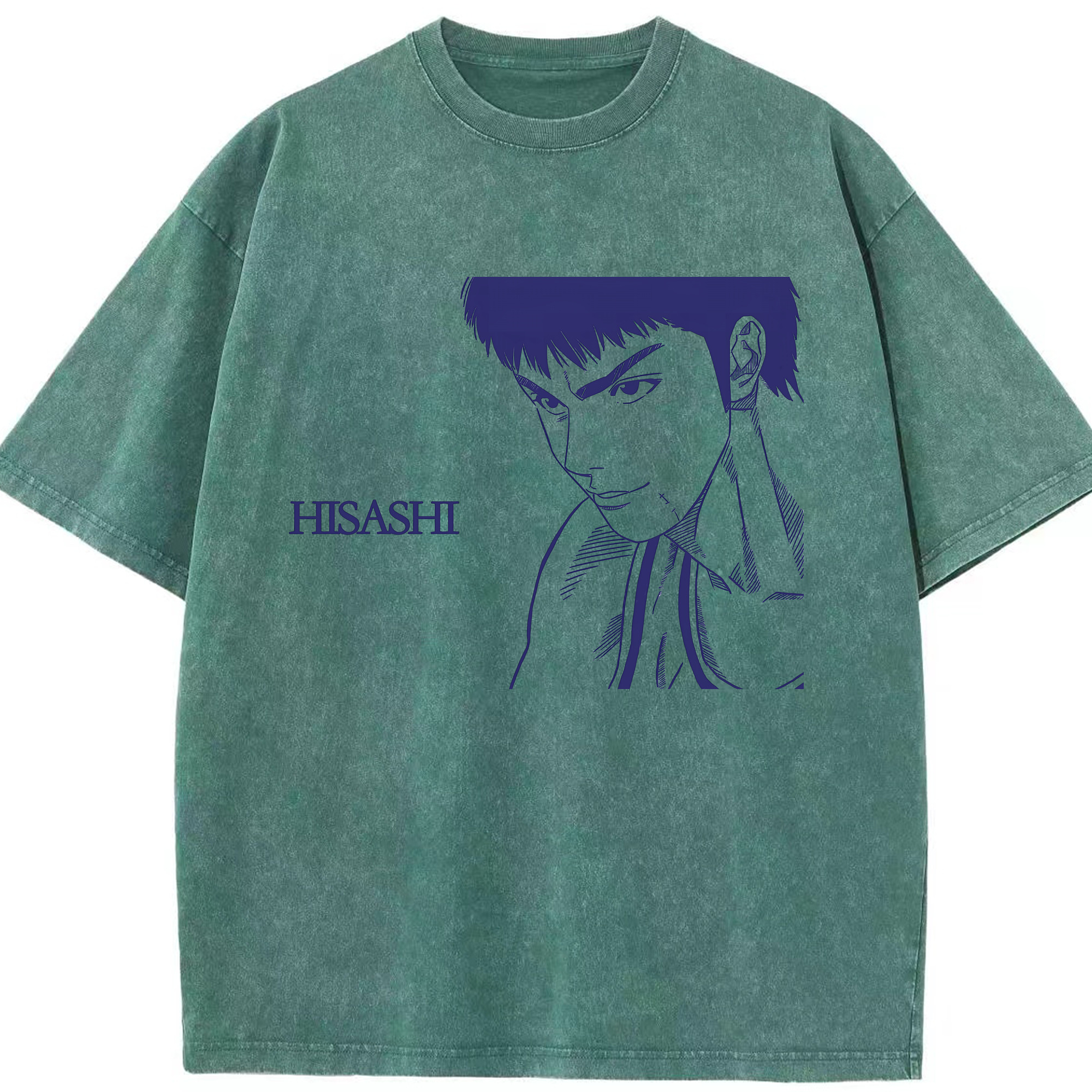 （画像用） SLAM DUNK／スラムダンク 綿100% ヴィンテージ風 半袖Tシャツ（フロントプリント）